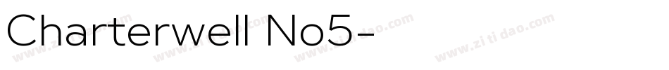 Charterwell No5字体转换